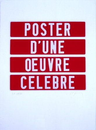 Сериграфия Ducorroy - Poster d'une oeuvre célèbre