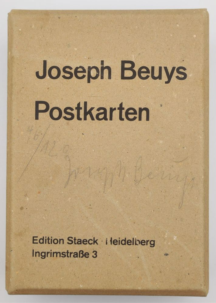 Многоэкземплярное Произведение Beuys - Postkarten. Multiple.