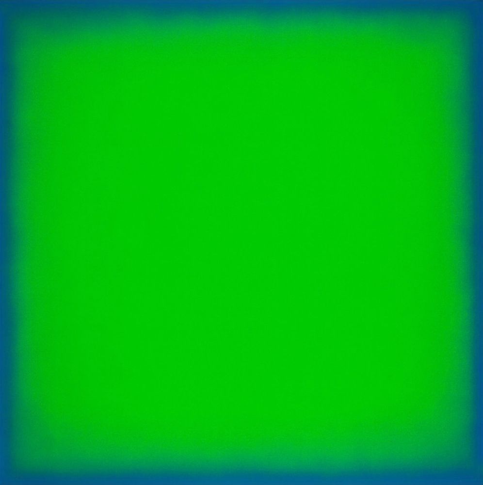 Сериграфия Yturralde - Postludio IV (Green and Blue)