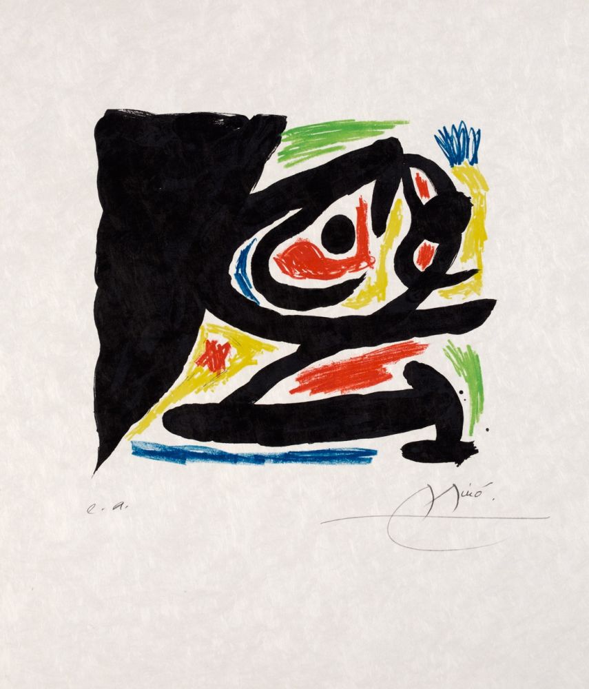 Литография Miró - Pour Berggruen