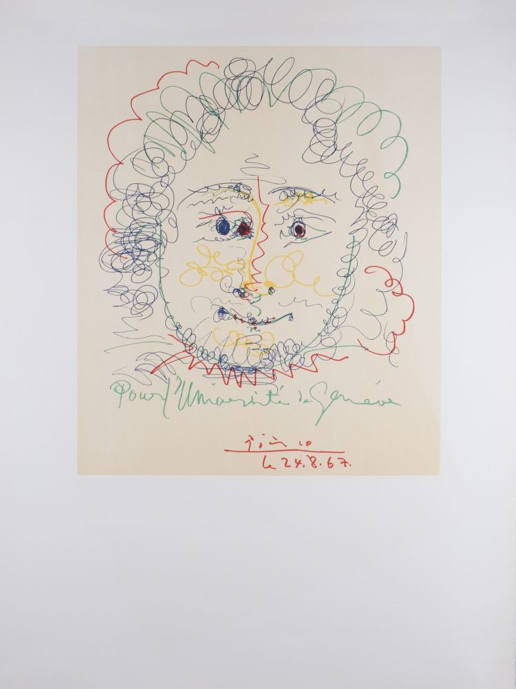 Литография Picasso - Pour l'Université de Genève