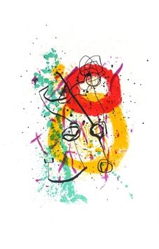 Литография Miró - Pour XX° siècle n°16