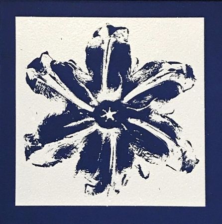 Сериграфия Robierb - Power Flower (Blue)