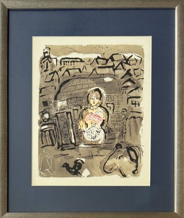 Гравюра На Дереве Chagall - Poèmes, Planche VIII