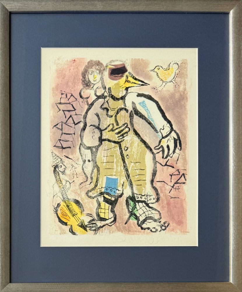 Гравюра На Дереве Chagall - Poèmes, Planche XX