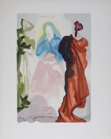 Литография Dali - Prière de Saint Bernard