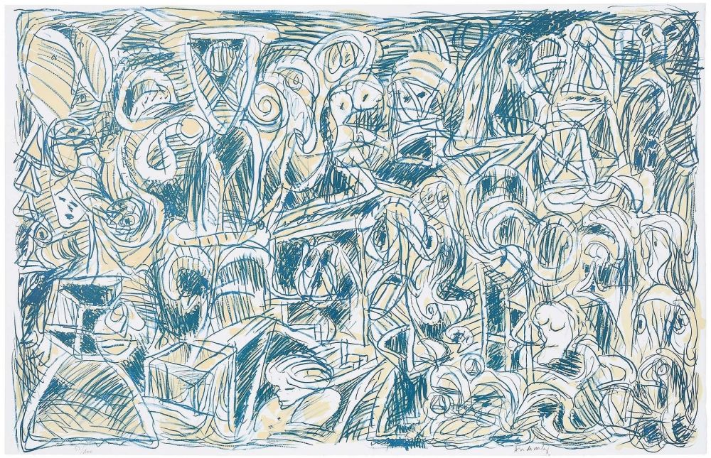 Литография Alechinsky - Probleme demographique