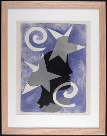 Литография Braque - Profil, 1963