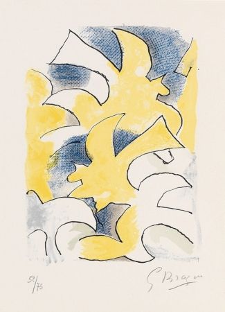 Литография Braque - Profil (Profile) from Lettera amorosa