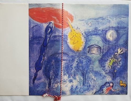 Гашение Chagall - Programme de La Soirée du  Lundi 13 Novembre 1972