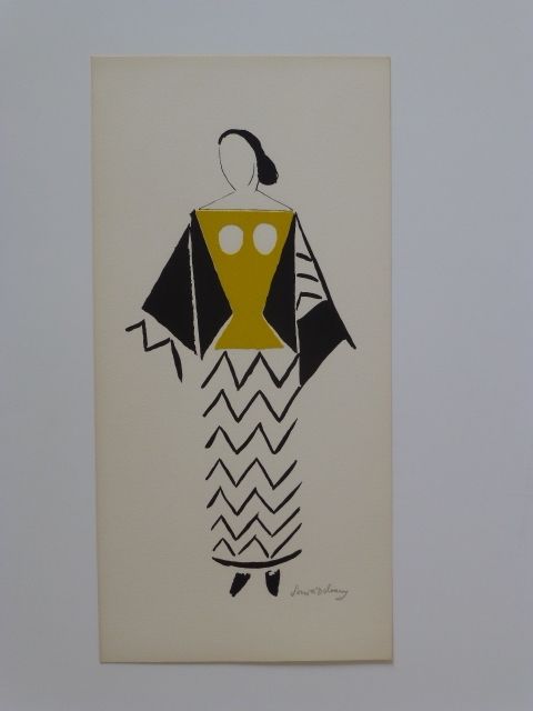 Литография Delaunay - Projet de costume