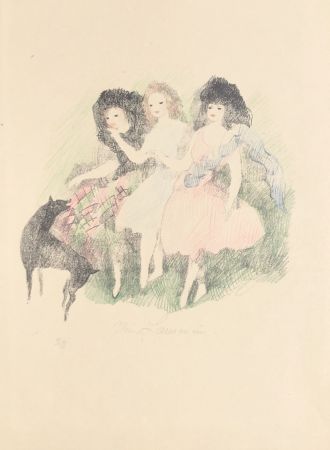 Литография Laurencin - Promenade
