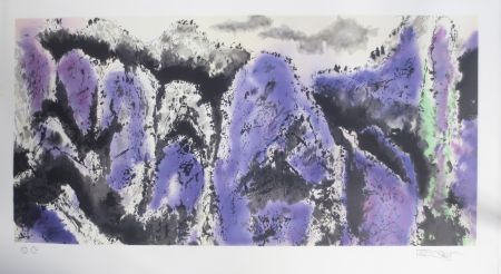 Литография Po Chung - Prosperous purple