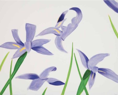 Нет Никаких Технических Katz - Purple Irises on White