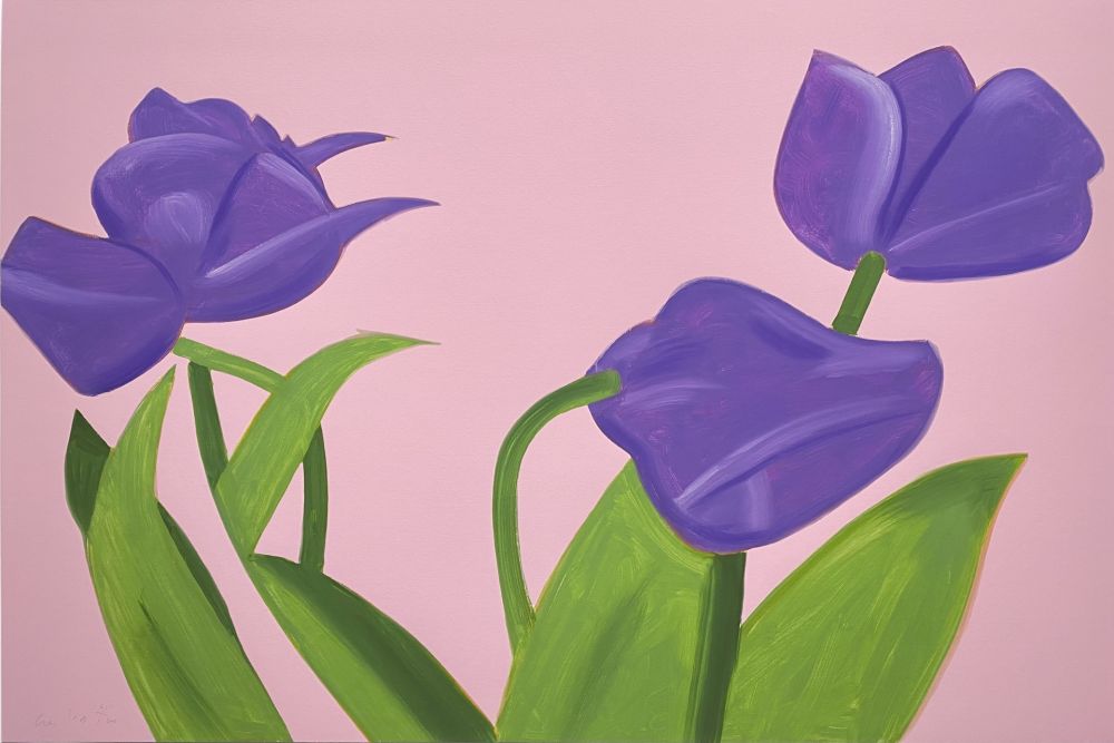 Сериграфия Katz - Purple Tulips 1