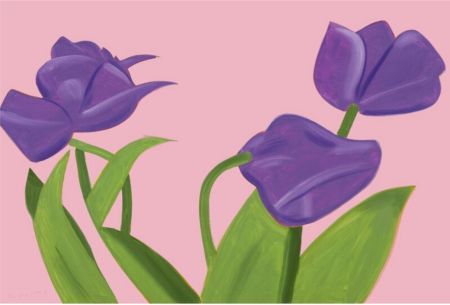 Сериграфия Katz - Purple Tulips 1 from the Flowers portfolio