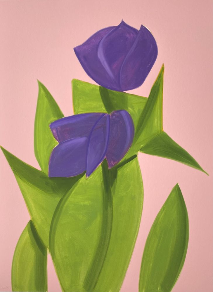 Сериграфия Katz - Purple Tulips 2
