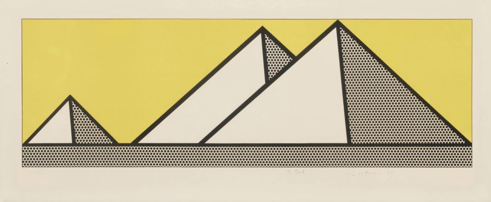 Сериграфия Lichtenstein - Pyramids