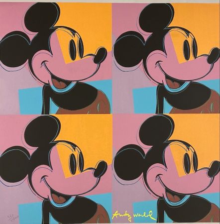 Гашение Warhol - Quadrant Mickey Mouse