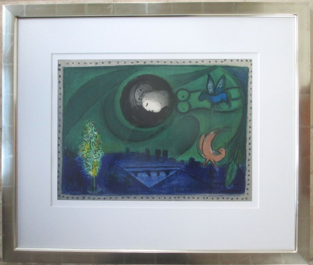 Литография Chagall - Quai de Bercy