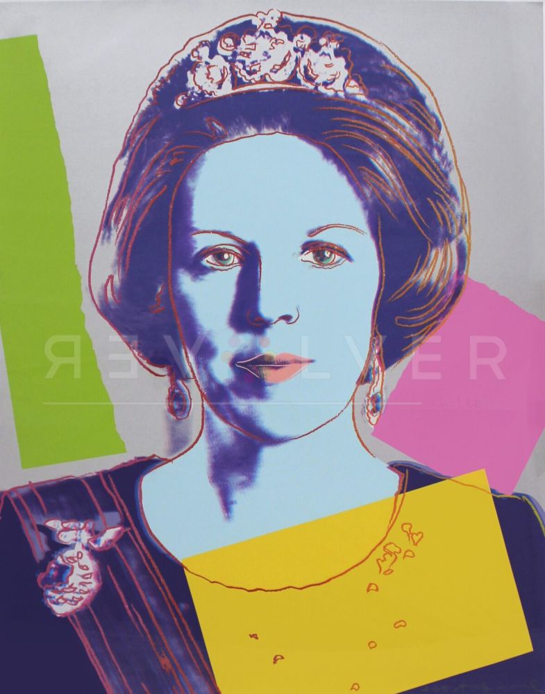 Сериграфия Warhol - Queen Beatrix of the Netherlands (FS II.340)