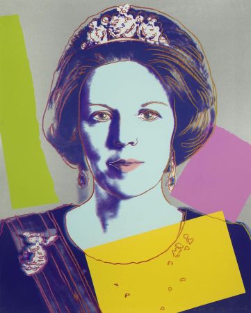 Сериграфия Warhol - Queen Beatrix (Royal Edition) (FS II.340A)