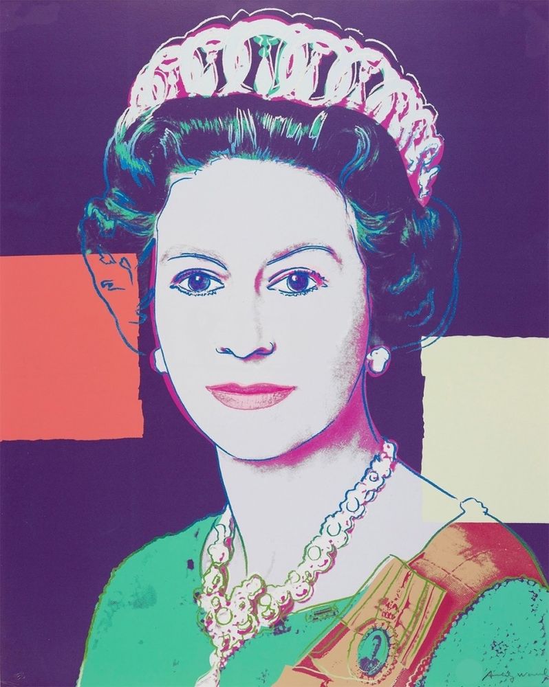 Сериграфия Warhol - Queen Elizabeth II of the United Kingdom 335 by Andy Warhol