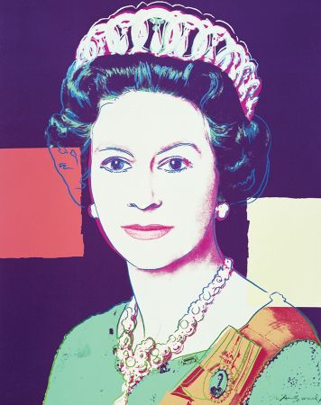 Сериграфия Warhol - Queen Elizabeth II of the United Kingdom 335 by Andy Warhol