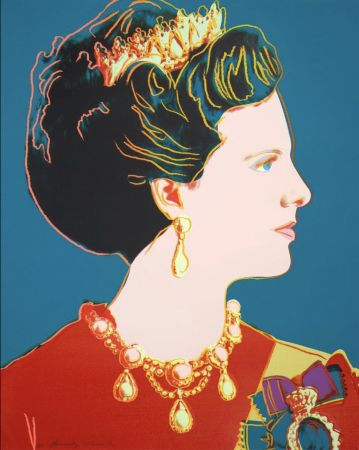 Сериграфия Warhol - Queen Margrethe II of Denmark