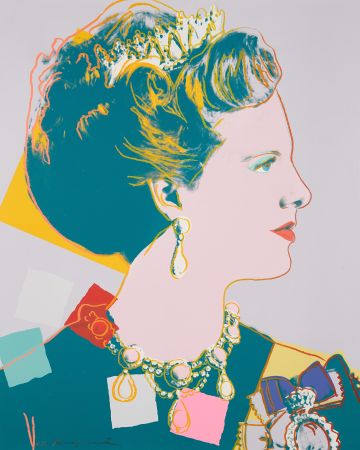 Сериграфия Warhol - Queen Margrethe II of Denmark (FS II342)