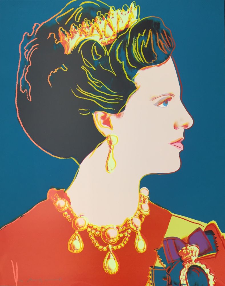 Сериграфия Warhol - Queen Margrethe II of Denmark (FS II.343)