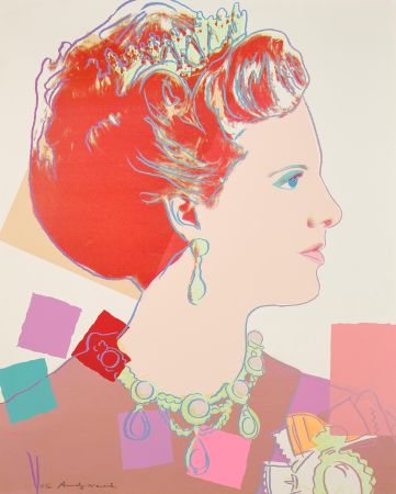 Сериграфия Warhol - Queen Margrethe II of Denmark (FS II344)