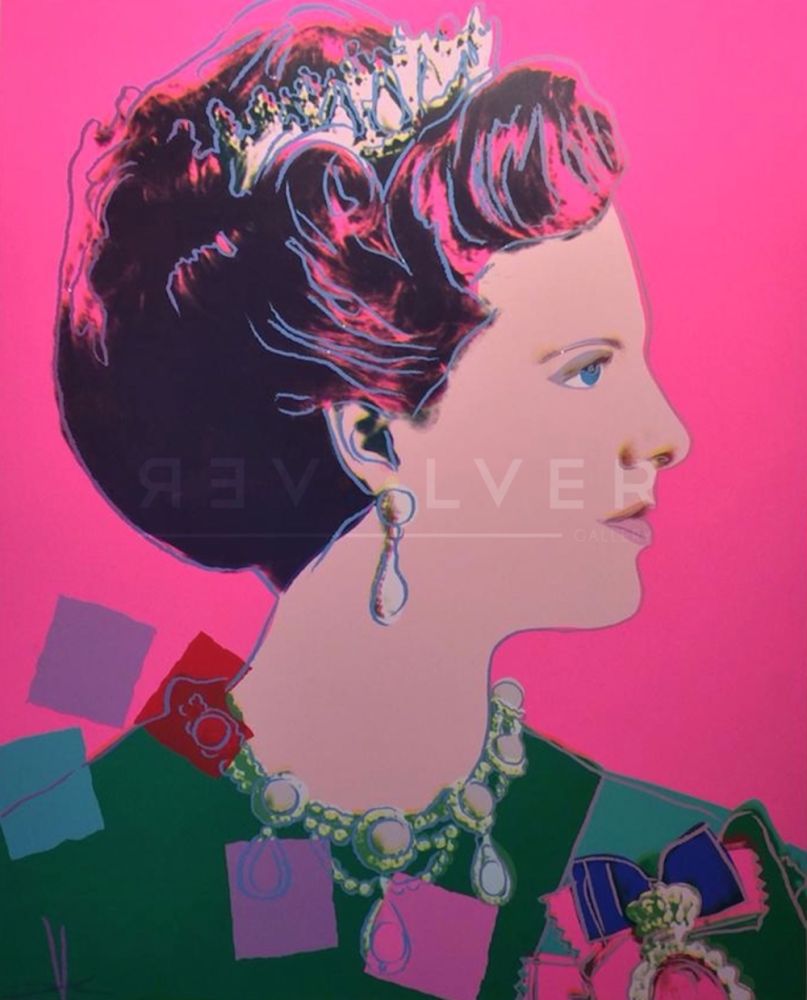 Сериграфия Warhol - Queen Margrethe II of Denmark (FS II.345)