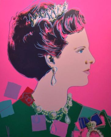 Сериграфия Warhol - Queen Margrethe II of Denmark (FS II.345)