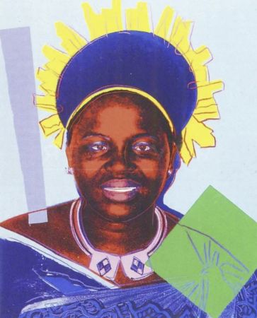 Сериграфия Warhol - Queen Ntombi Twala 347