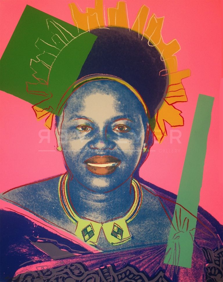 Сериграфия Warhol - Queen Ntombi Twala of Swaziland TP (FS IIB.346)