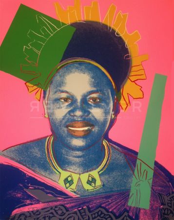 Сериграфия Warhol - Queen Ntombi Twala of Swaziland TP (FS IIB.346)