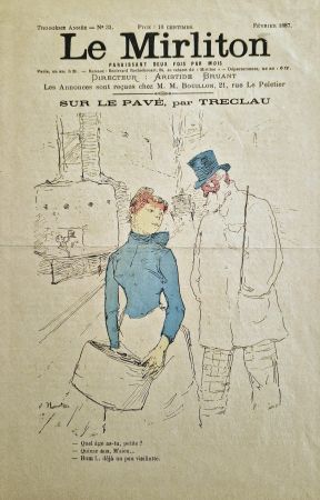 Литография Toulouse-Lautrec - Quel àge as tu, petite?
