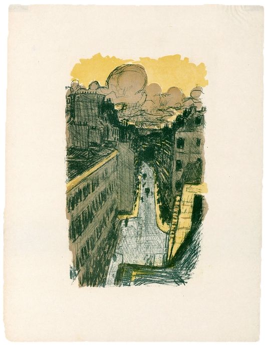 Литография Bonnard - Quelques aspects de la vie de Paris 11