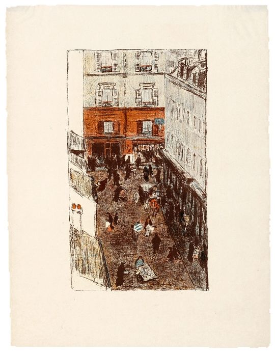 Литография Bonnard - Quelques aspects de la vie de Paris 11