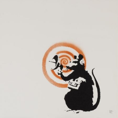 Сериграфия Banksy - Radar Rat