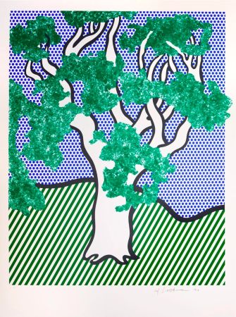 Сериграфия Lichtenstein - Rainforest