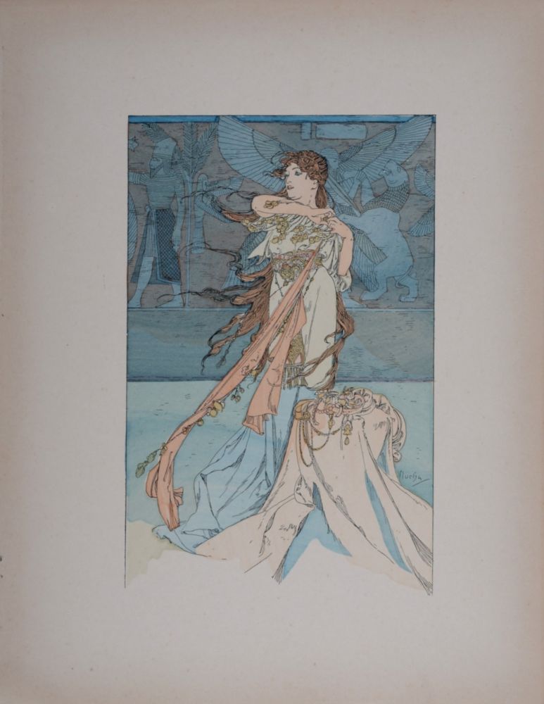 Литография Mucha - Rama, Poème dramatique en trois Actes #5