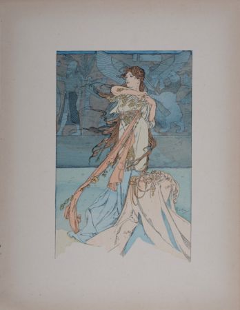 Литография Mucha - Rama, Poème dramatique en trois Actes #5