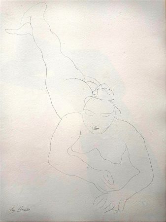 Литография Rodin - Rare Lithographie Ed. Ambroise Vollard, 1902  pour 