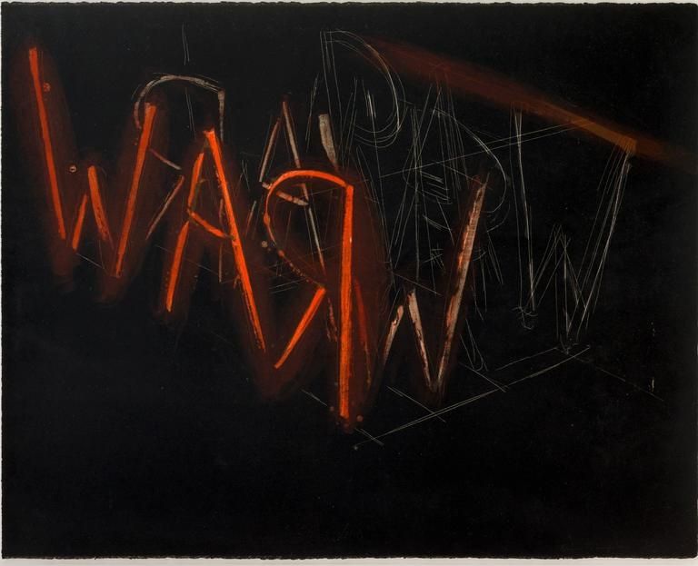 Литография Nauman - Raw War