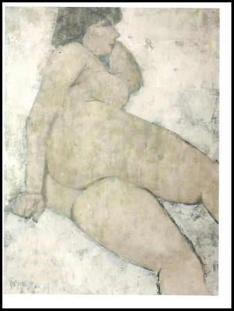 Литография Portway - Reclining Nude
