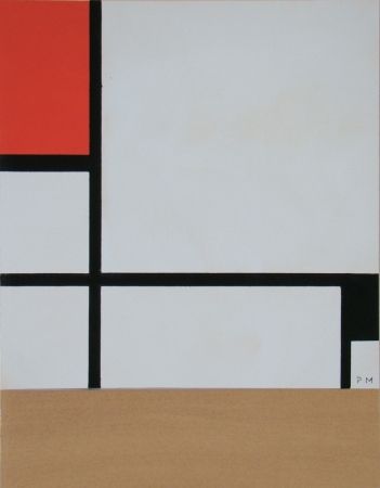 Трафарет Mondrian - Rectangular Composition