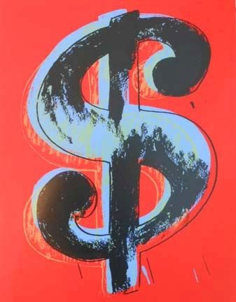 Сериграфия Warhol - Red Dollar
