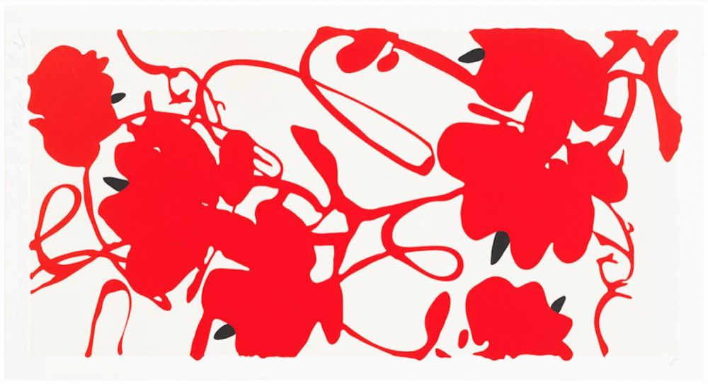 Сериграфия Sultan - Red Flowers